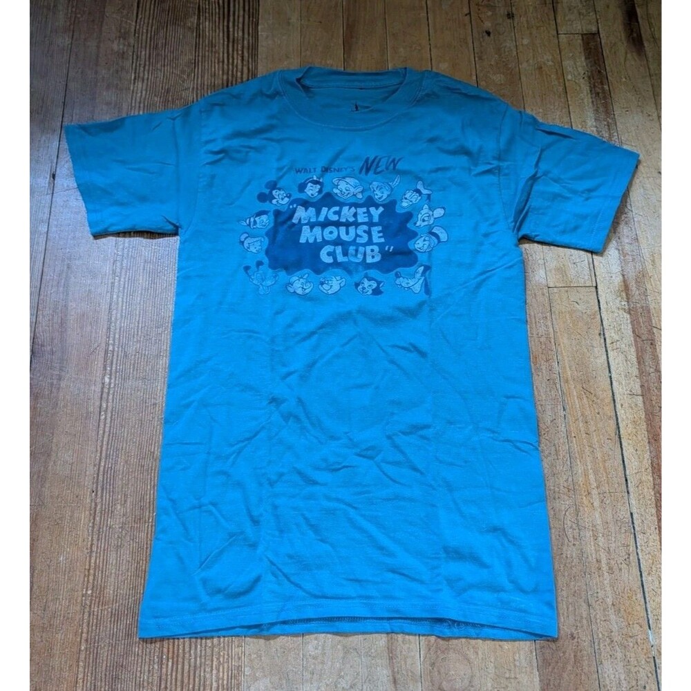 Disney Parks Walt Disney’s Mickey Mouse Club Logo Blue T-shirt Adult Unisex S